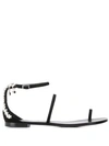 GIUSEPPE ZANOTTI GIUSEPPE ZANOTTI 'LYNETTE' SANDALEN - SCHWARZ