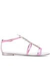 GIUSEPPE ZANOTTI SLIM FLAT SANDALS