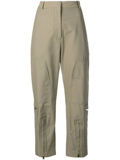 Stella Mccartney Tailored Military Trousers - 绿色 In Green