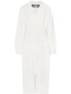 JACQUEMUS JACQUEMUS MID-LENGTH BELTED TRENCH COAT - 白色