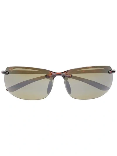 Maui Jim Banyan Rimless Sunglasses - 红色 In Rot