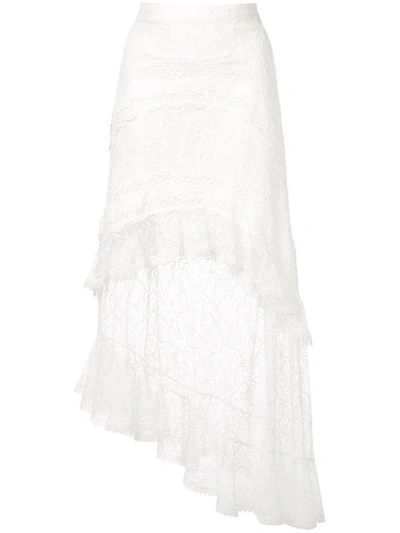 Alexis Firuza Skirt In White
