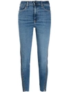 RAG & BONE CROPPED JEANS WITH SIDE ZIPS