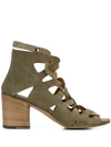 ALBERTO FASCIANI ALBERTO FASCIANI STRAPPY SANDALS - 棕色