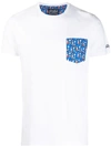 Mc2 Saint Barth Printed Patch Pocket T In White