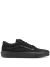 Vans Og Old Skool Lx Leather-trimmed Suede Sneakers In Black