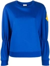 MONCLER GATHERED SLEEVE SWEATSHIRT