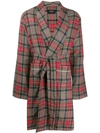 FEAR OF GOD FEAR OF GOD PLAID ROBE COAT - 大地色