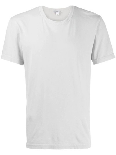 James Perse Round Neck Short-sleeved T-shirt In Grau
