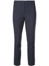 RAG & BONE RAG & BONE PINSTRIPE CROPPED TROUSERS - 蓝色