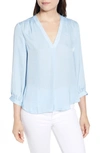 VINCE CAMUTO RUMPLE FABRIC BLOUSE,9699150
