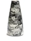 1882 Ltd Slick Additions Abstract-pattern Print Vase (21.5cm) In Black