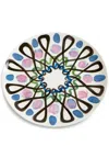 1882 Ltd Pink Swirl Dinner Plate In White