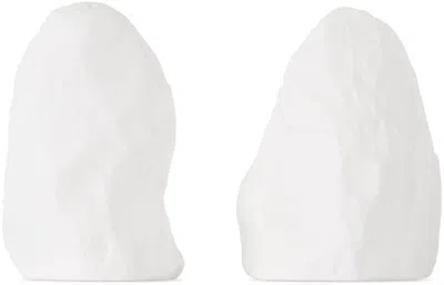 1882 Ltd White Crockery Salt & Pepper Shakers