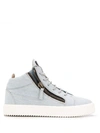 GIUSEPPE ZANOTTI BLUE KRISS SNEAKERS