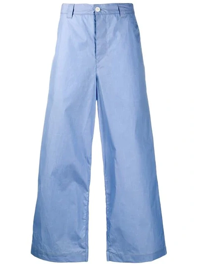 Sunnei Wide Leg Trousers - 蓝色 In Blue