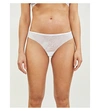 CALVIN KLEIN Sheer Marquisette lace thong