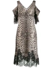 MCQ BY ALEXANDER MCQUEEN LEOPARD PRINT SLIP DRESS