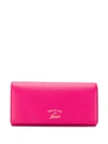 Gucci Animalier Continental Wallet In Pink