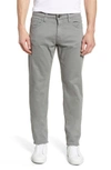 Mavi Zach Straight Fit Pants In Gray Twill In Grey Twill