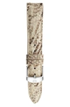 MICHELE 16MM LEATHER WATCH STRAP,MS16AA180101