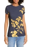TED BAKER ROSLO FLORAL GRAPHIC TEE,WMB-ROSLO-WH9W