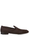 ALBERTO FASCIANI ALBERTO FASCIANI SLIP ON LOAFERS - BROWN