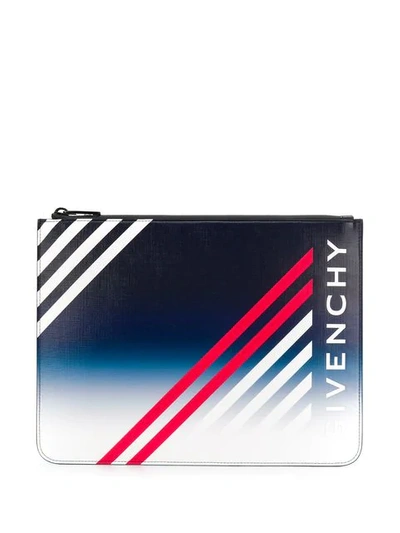 Givenchy Logo Clutch Bag - 蓝色 In Blue