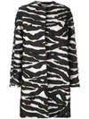 OSCAR DE LA RENTA ZEBRA-PRINT COAT