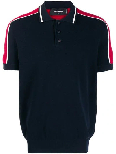 Dsquared2 Colour-block Polo Shirt - 蓝色 In Blue