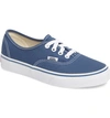 Vans 'authentic' Sneaker In Navy