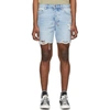 KSUBI KSUBI BLUE DENIM DAGGER DANK KARMA SHORTS