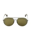 LOEWE WOMEN'S 57MM BROWLINE AVIATOR SUNGLASSES,0400010805000