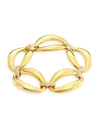 ALBERTO MILANI Via Senato 18K Gold & Diamond Link Bracelet