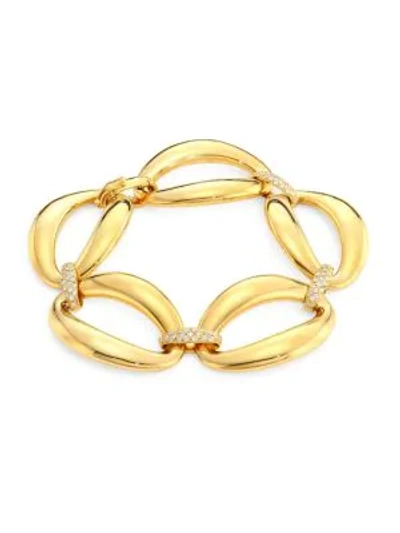 Alberto Milani Women's Via Senato 18k Gold & Diamond Link Bracelet