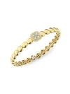 ALBERTO MILANI Via Brera 18K Gold & Diamond Bubble Cuff Bracelet