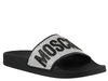 MOSCHINO MOSCHINO GLITTER LOGO SLIDES