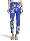 dressing gownRT GRAHAM WOMEN'S PARKER HAWAIIAN PRINTED SILK trousers IN SIZE: 14 BY ROBERT GRAHAM