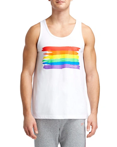 2(x)ist Men's Pride Tank Top In White