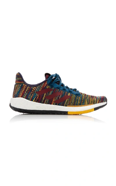 Adidas X Missoni Pulseboost Hd Knit Low-top Sneakers In Yellow