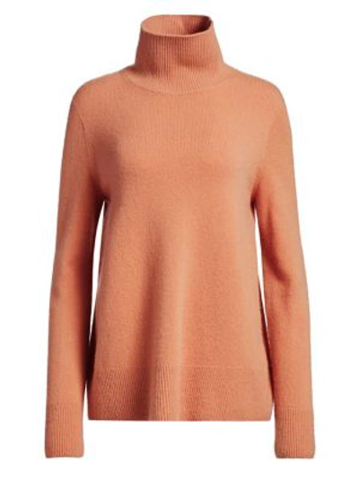 The Row Women's Milina Wool & Cashmere Knit Turtleneck Jumper In Caramel