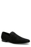 Steve Madden Men's Lifted Slip-on Loafer Shoes Men's Shoes In Black Velvet