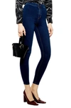 Topshop Joni High Waist Jeans In Indigo