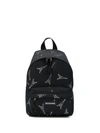 BALENCIAGA BALENCIAGA EXPLORER CRYSTAL-EMBELLISHED BACKPACK - BLACK