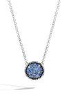JOHN HARDY CHAIN CLASSIC PAVE PENDANT NECKLACE,NBS903954BSPX16-18