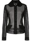 DOLCE & GABBANA FITTED MESH JACKET