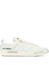 ADIDAS ORIGINALS ADIDAS BY RAF SIMONS PANELLED LOW-TOP SNEAKERS - BLUE