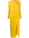 ALEXANDRE VAUTHIER ALEXANDRE VAUTHIER ASYMMETRIC DRESS - YELLOW