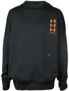 Palm Angels X Under Armour Logo-print Shell Sweatshirt In Black