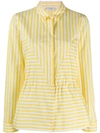 AKRIS PUNTO AKRIS PUNTO STRIPED SHIRT - 黄色